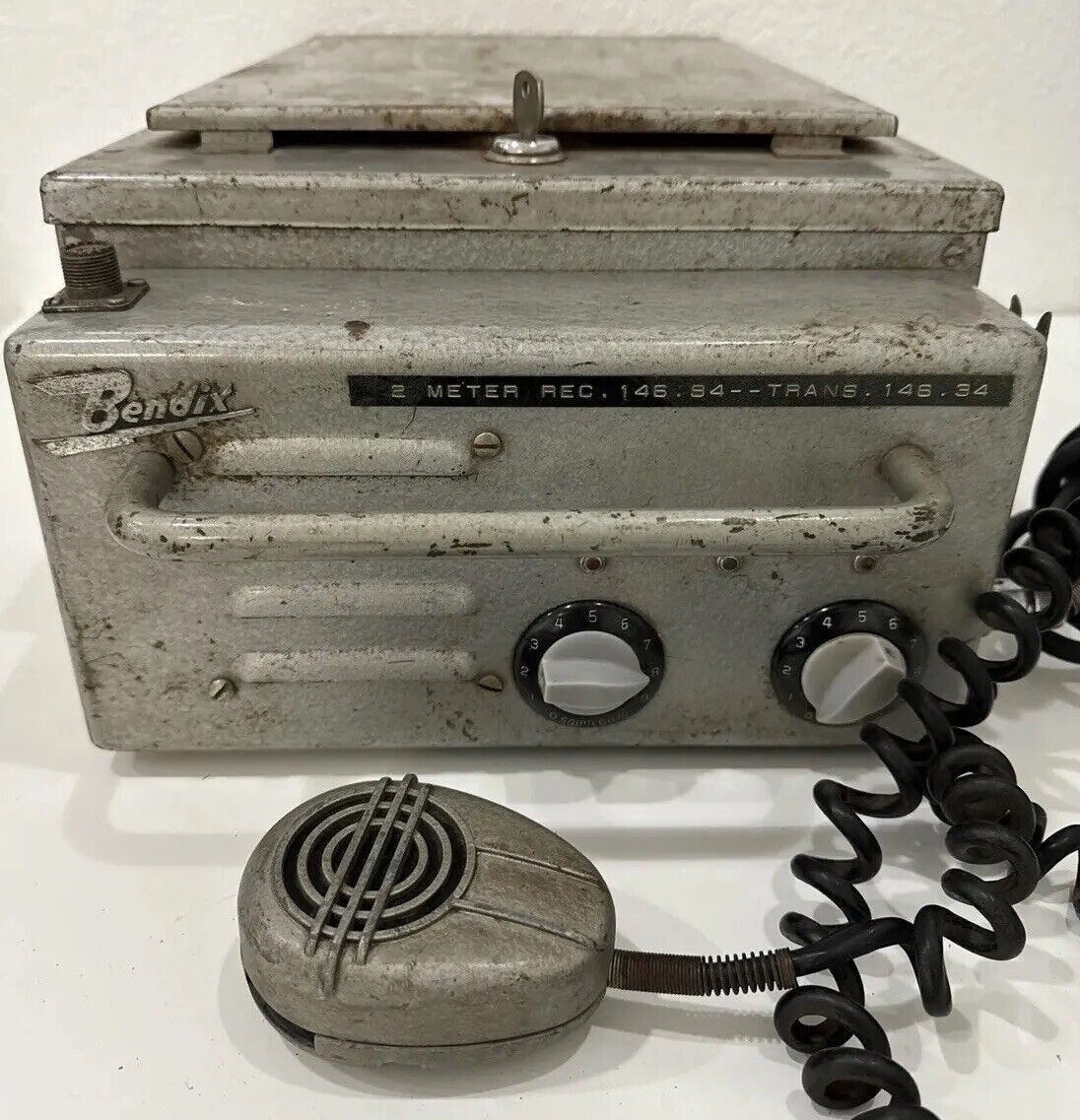 Bendix MRT-6 FD VHF Communications Unit Vintage Military Rare Powers On - READ