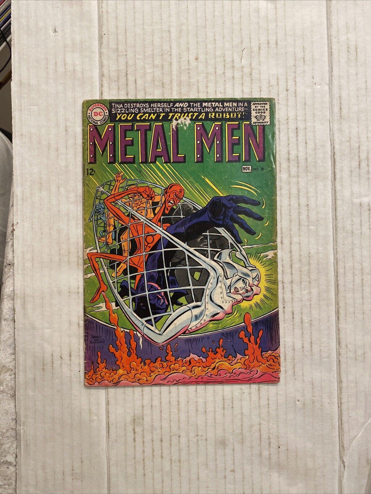 Metal Men DC 1967 # 28 : Lava , The Worst Enemy