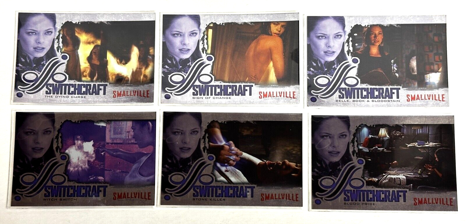 2005 Smallville Season 4 Switchcraft Complete Trading Card Set SW1-SW6 Inkworks