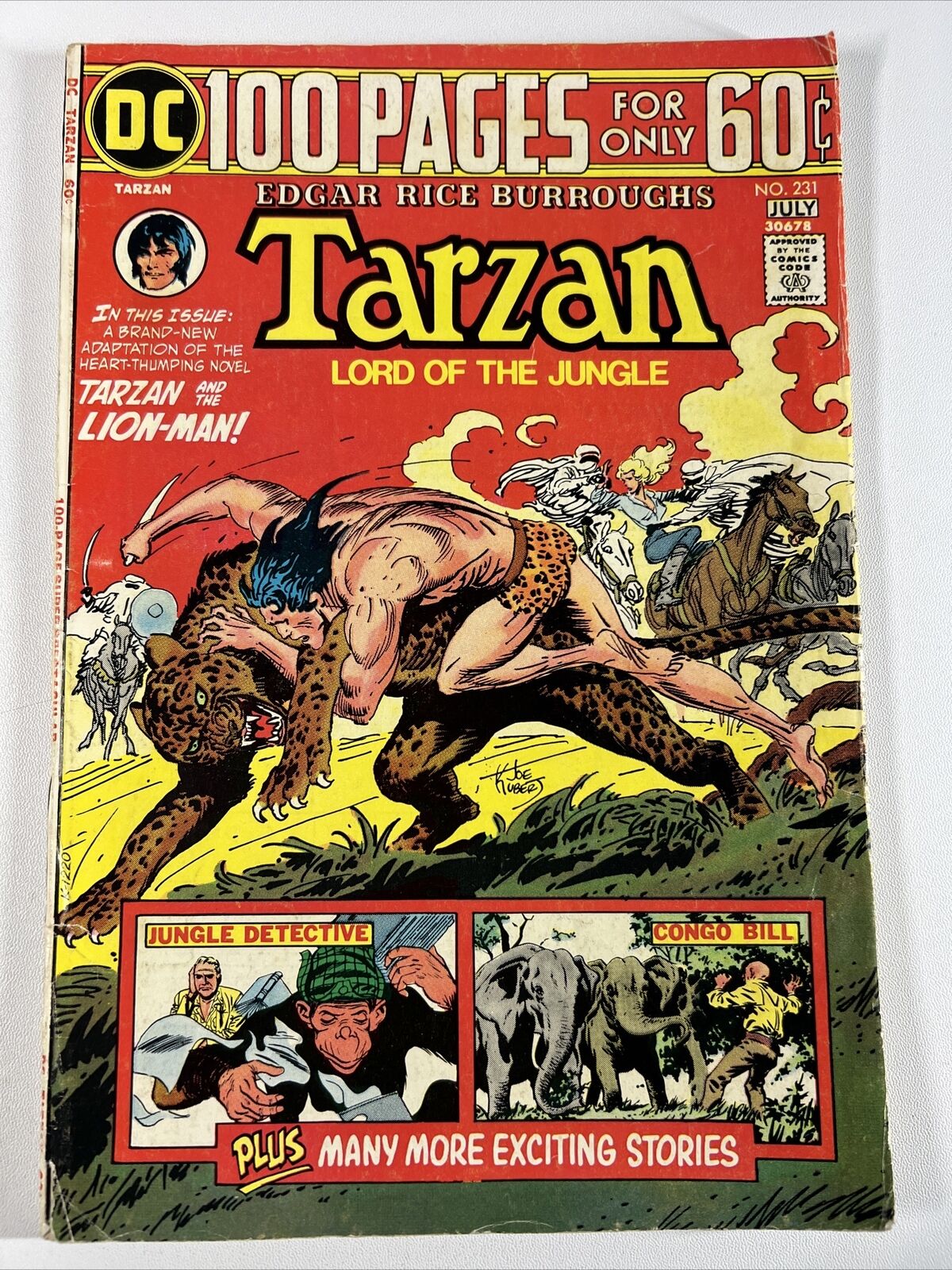 Tarzan #231 (1974) Edgar Rice Burroughs | DC Comics