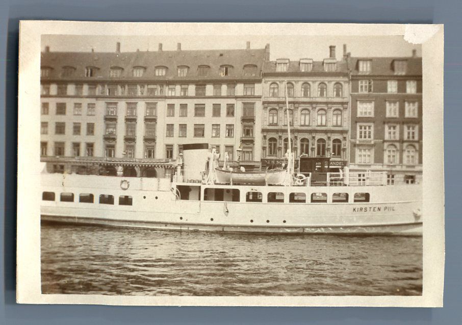 Denmark, Øresunds Selskabet. Vintage Silver Print \