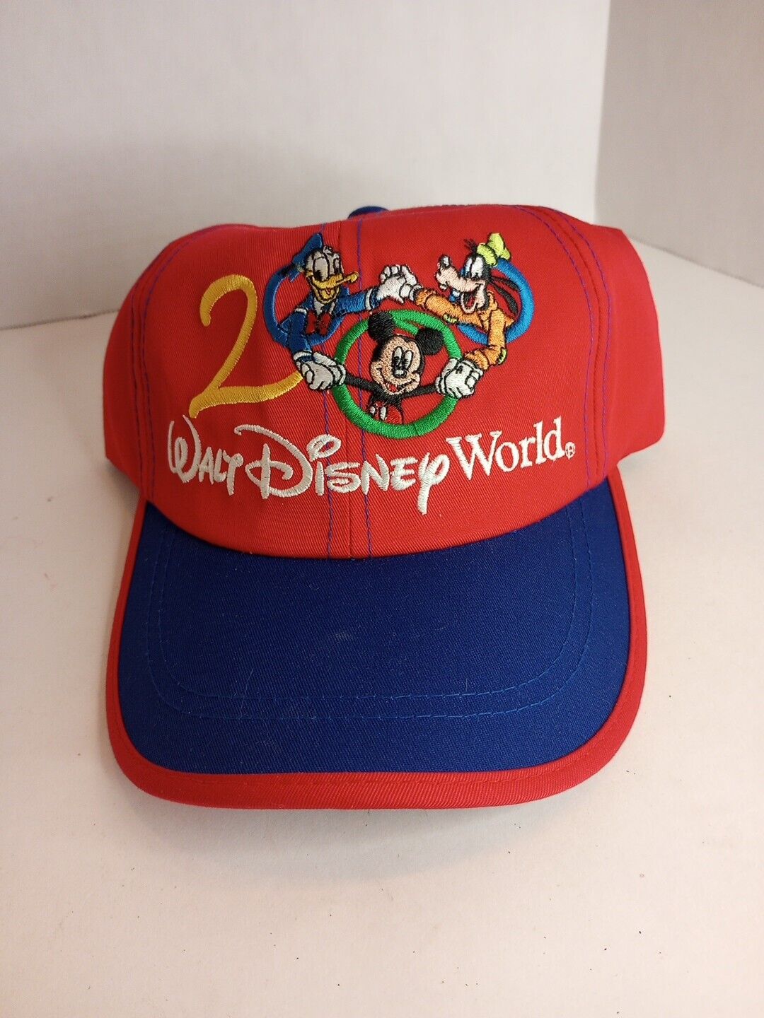 Vintage 2000 Millennium Walt Disney World Hat Cap -  Celebrate Strap Back