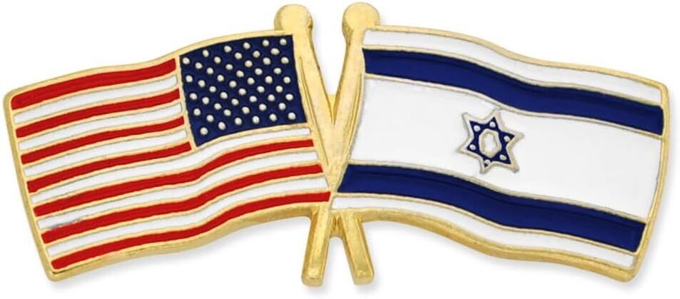 SUPPORT ISRAEL USA Friendship Flag Lapel pin