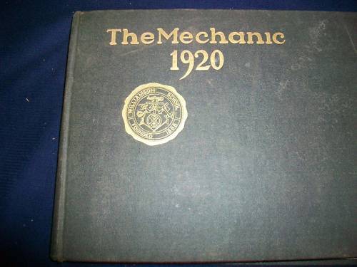 1920 THE MECHANIC WILLIAMSON SCHOOL YEARBOOK - GREAT PHOTOS - YB 26