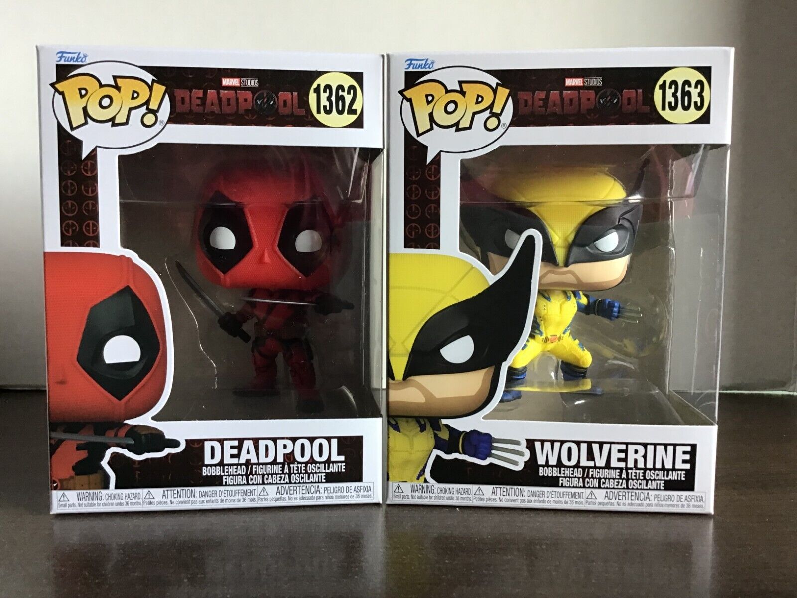 Funko Pop Deadpool 3 Wolverine and Deadpool Funko Pop Vinyl Figure Set of 2