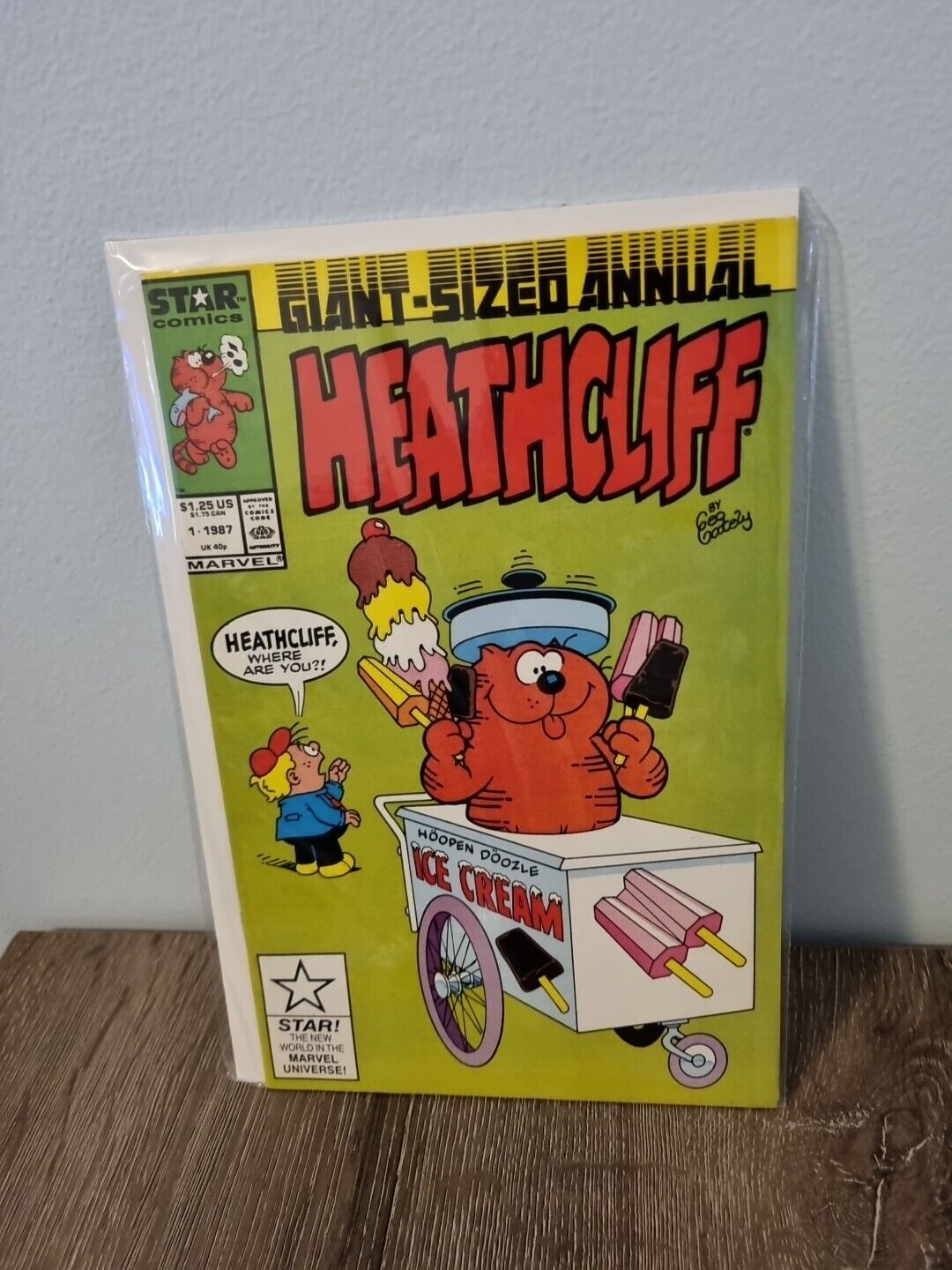 Heathcliff Annual #1 Marvel Star Comics 1987  Giant Size
