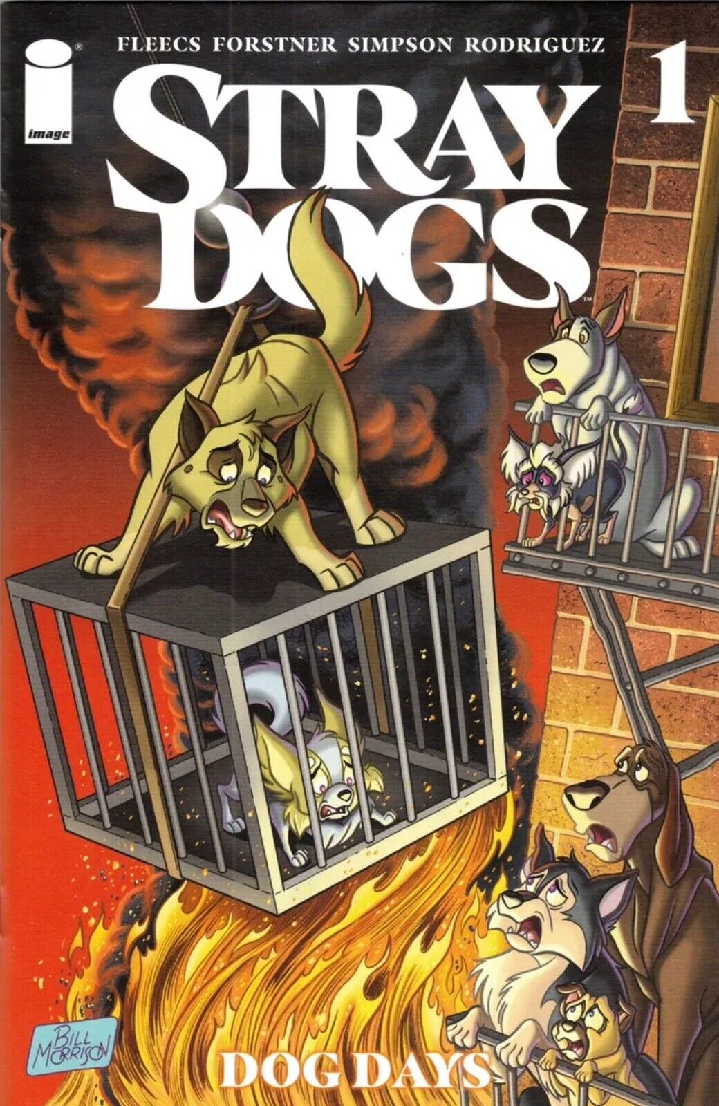 Stray Dogs Dog Days #1 1:50 Morrison Variant Fleecs & Forstner Image 2021 NM
