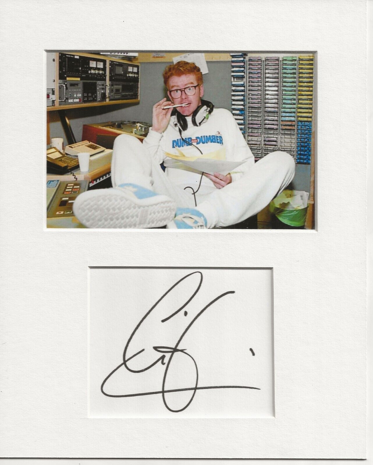 Chris Evans radio signed genuine authentic autograph signature AFTAL 73 COA