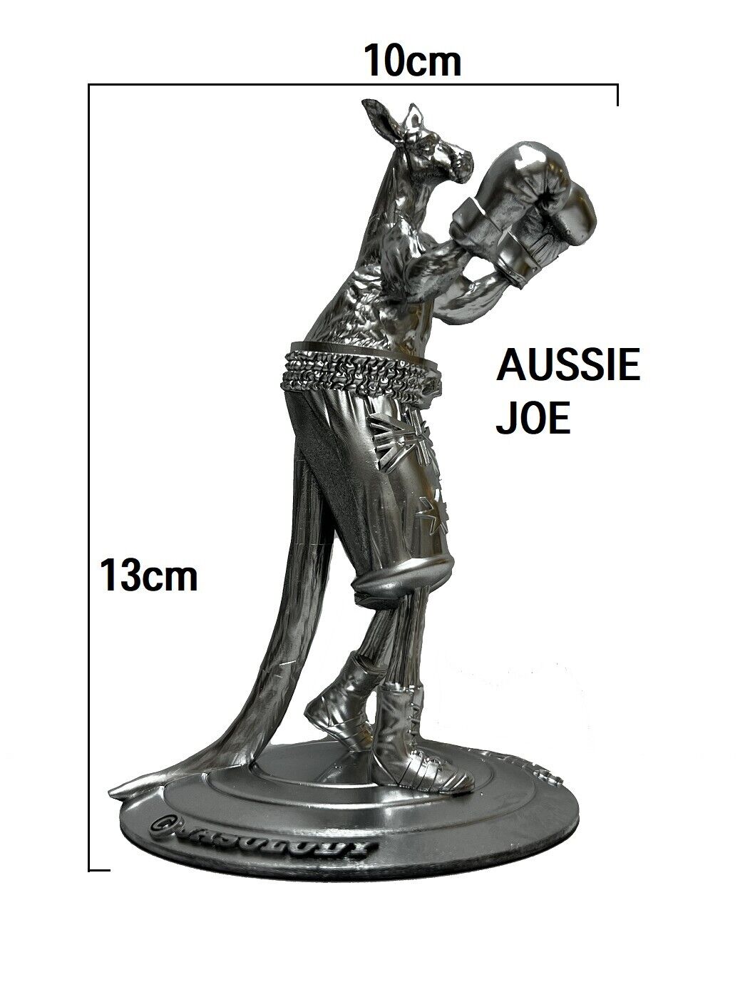 Boxing Kangaroo Australia Day Aussie Flag Statue Figurine Australiana 14cm High
