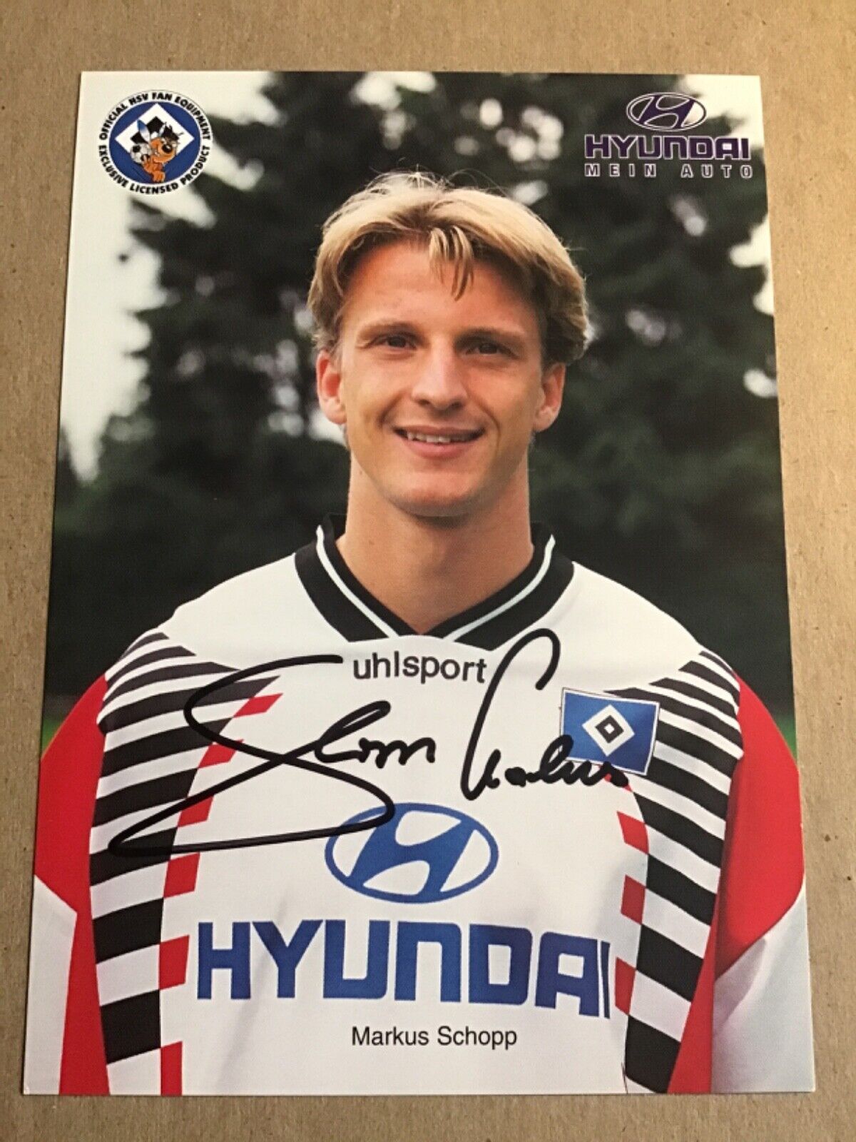 Markus Schopp, Austria 🇦🇹 Hamburger SV 1996/97 hand signed