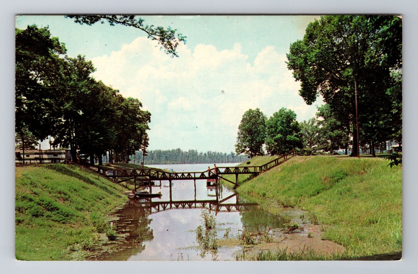 Lake Village AR-Arkansas, Lake Chicot State Park, Antique, Vintage Postcard