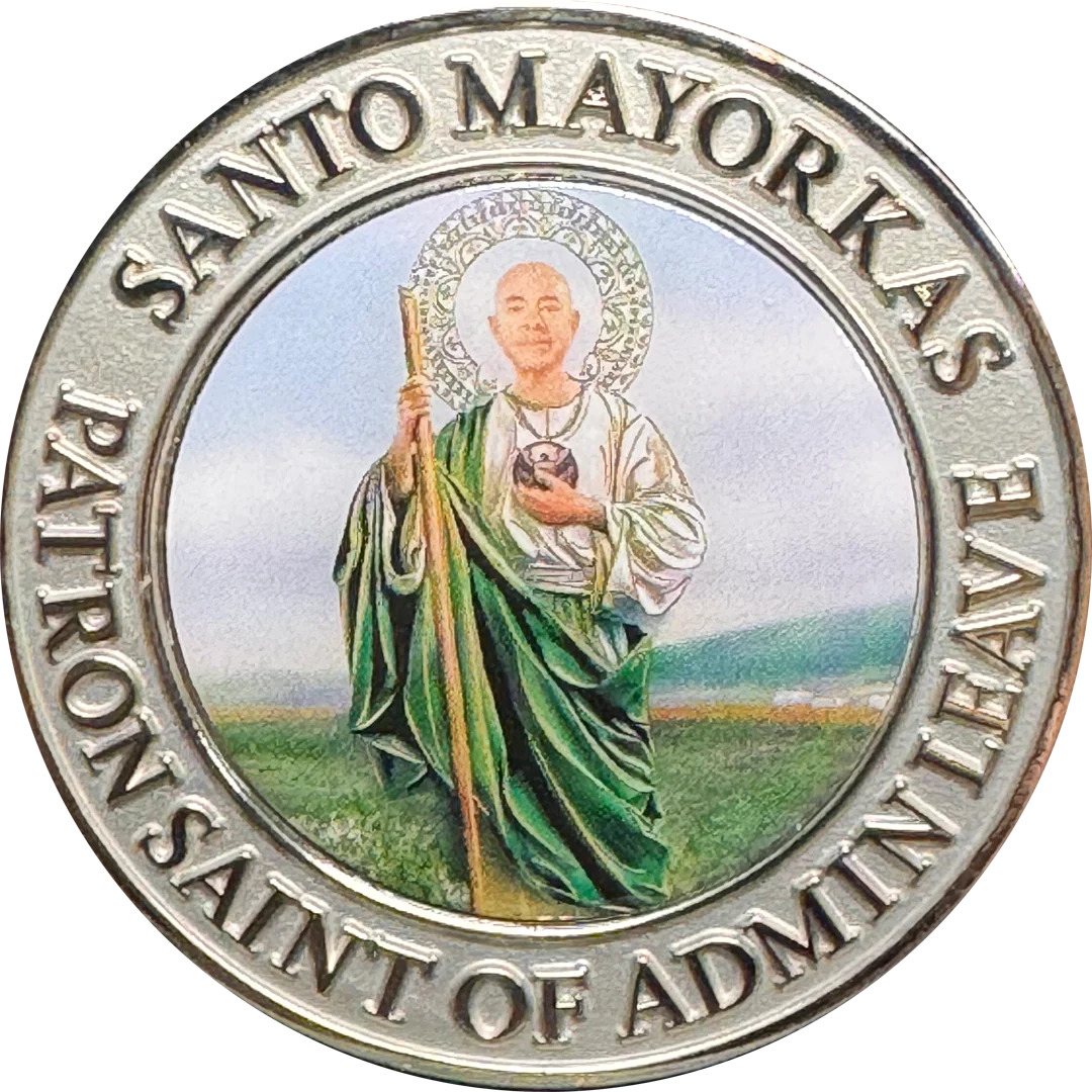 BL18-020 Santo Alejandro N. Mayorkas Homeland Secretary Challenge Coin Saint May
