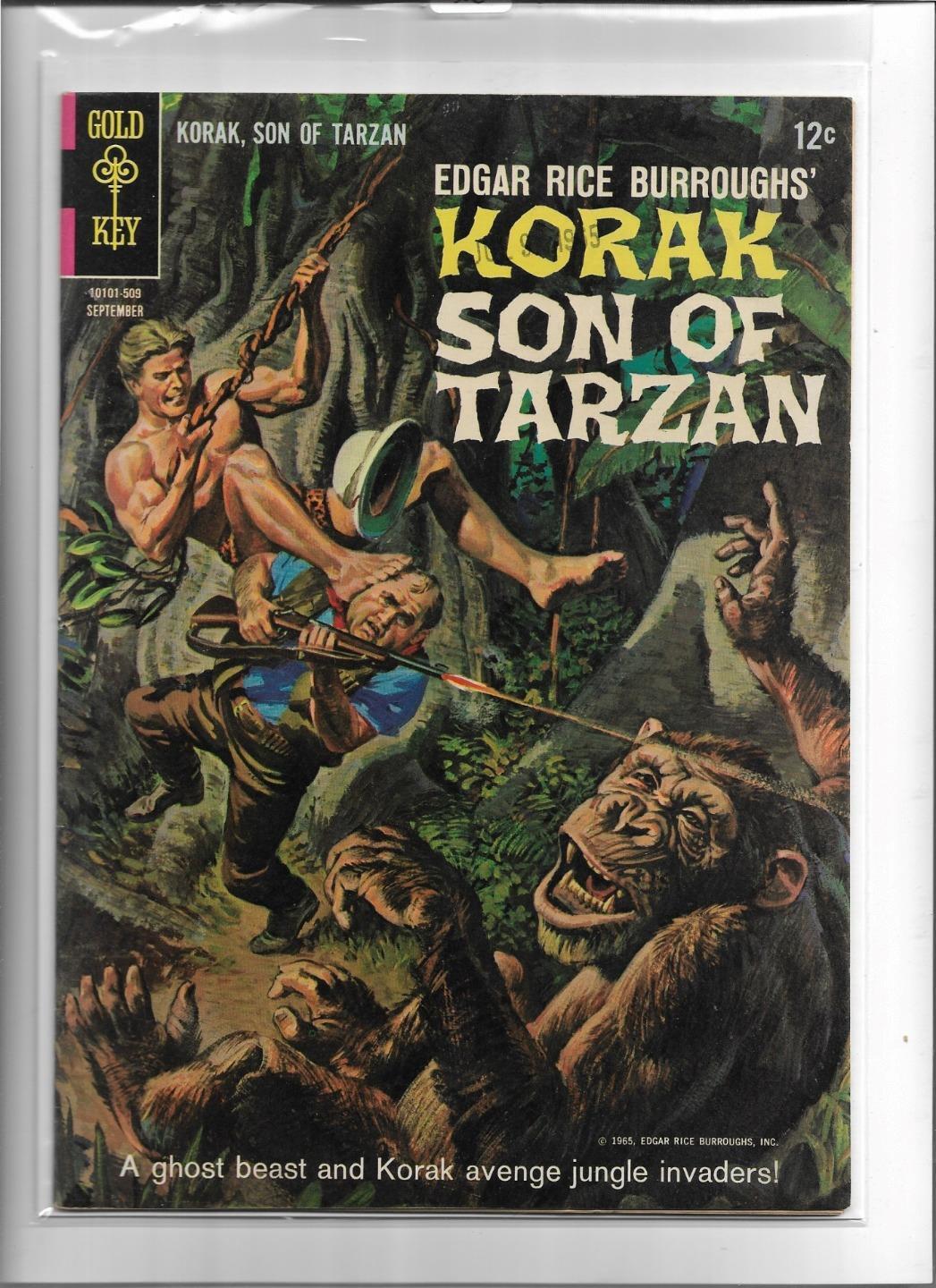EDGAR RICE BURROUGHS KORAK SON OF TARZAN #10 1965 VERY FINE-NEAR MINT 9.0 4520
