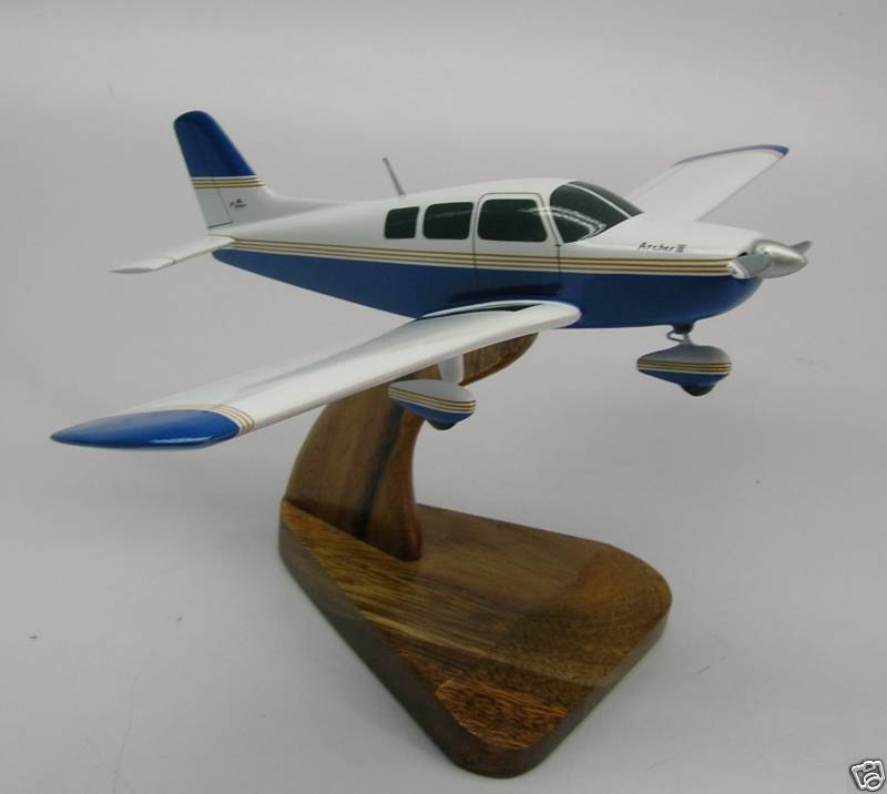 PA-28-181 Archer III Piper Airplane Desktop Wood Model Regular  New