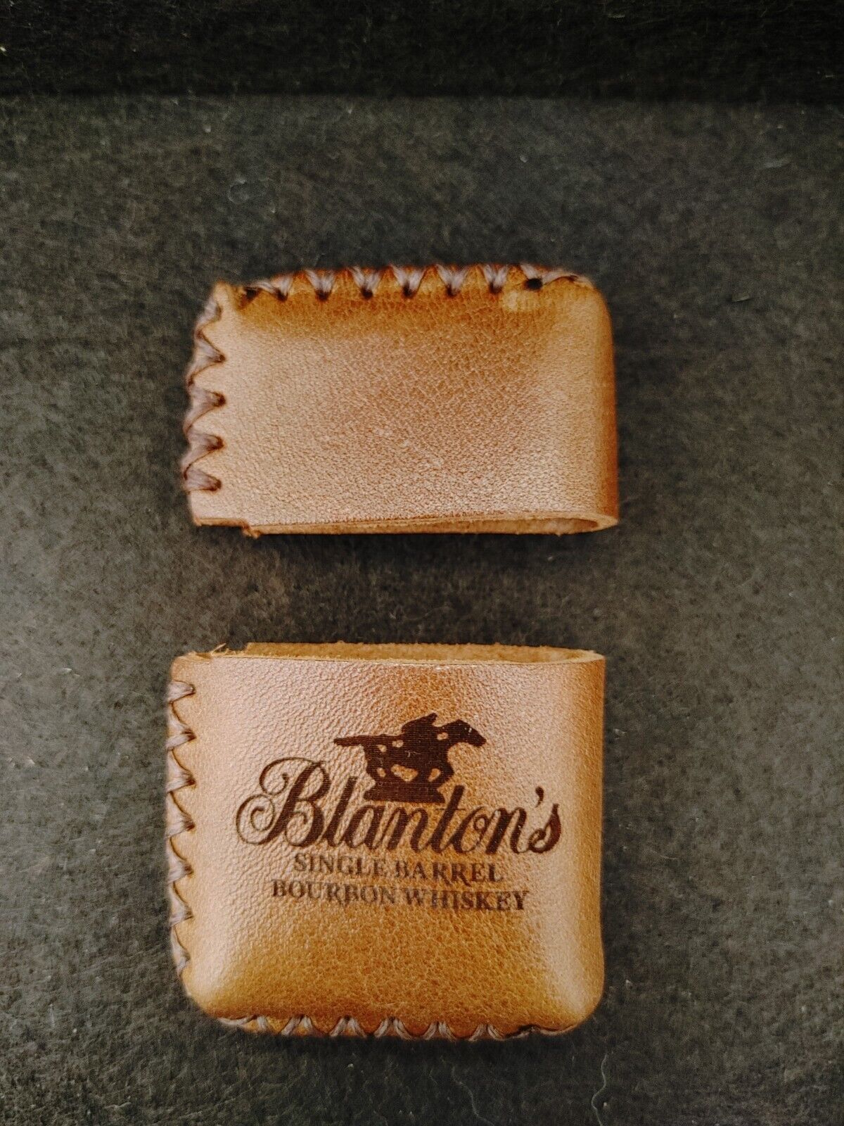 Blanton's Whiskey New Custom Zippo Lighter Leather Case Only, KY Bourbon Trail