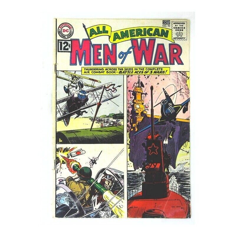 All-American Men of War #93 DC comics VG+ Full description below [o|