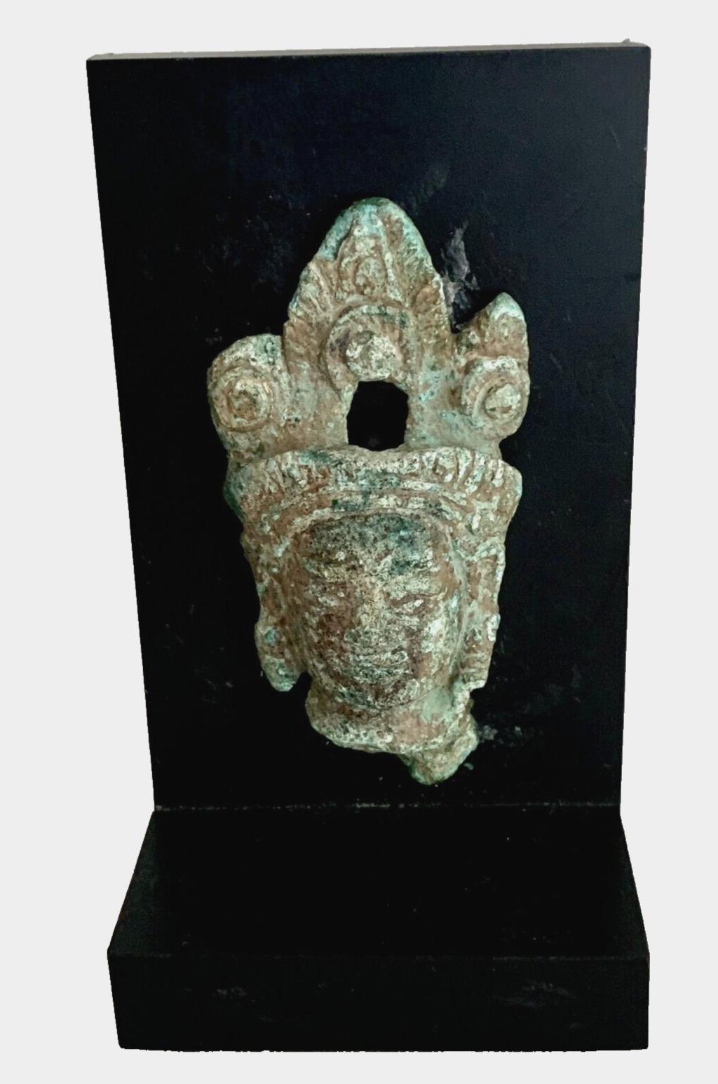 Antique  15th Century Bronze fragment of Maya Devi Khmer Style Buddhism