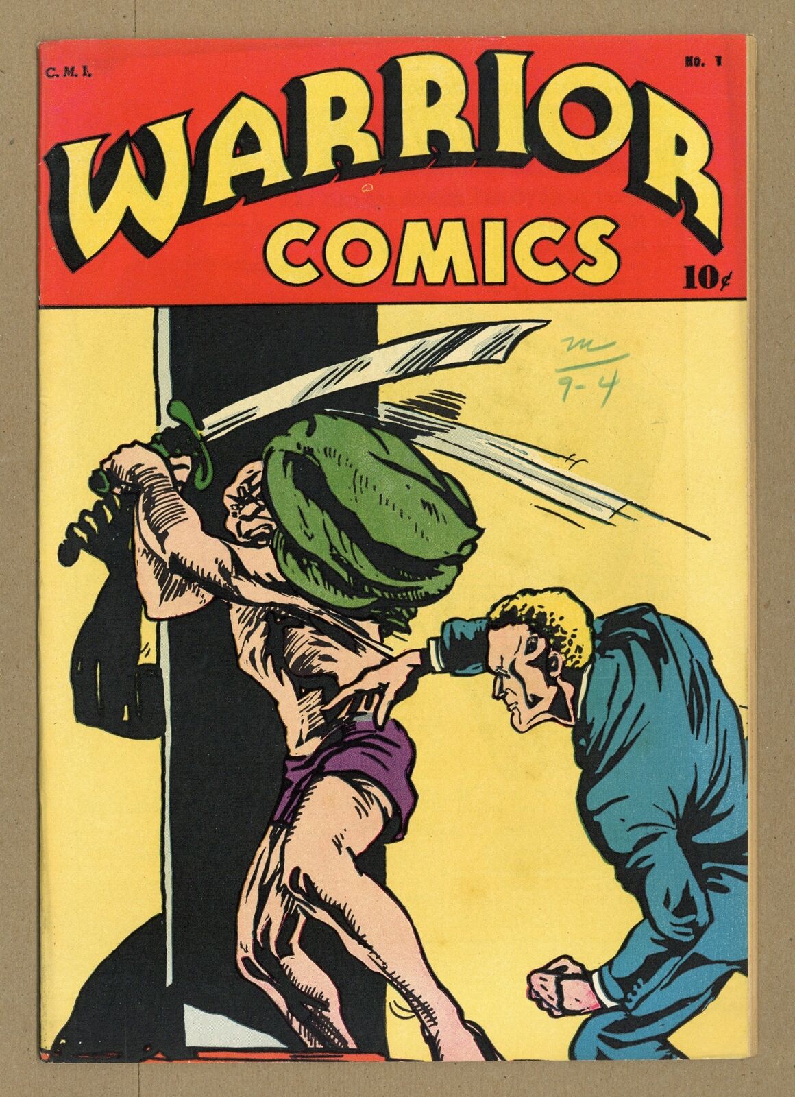 Warrior Comics #1 VG/FN 5.0 1945