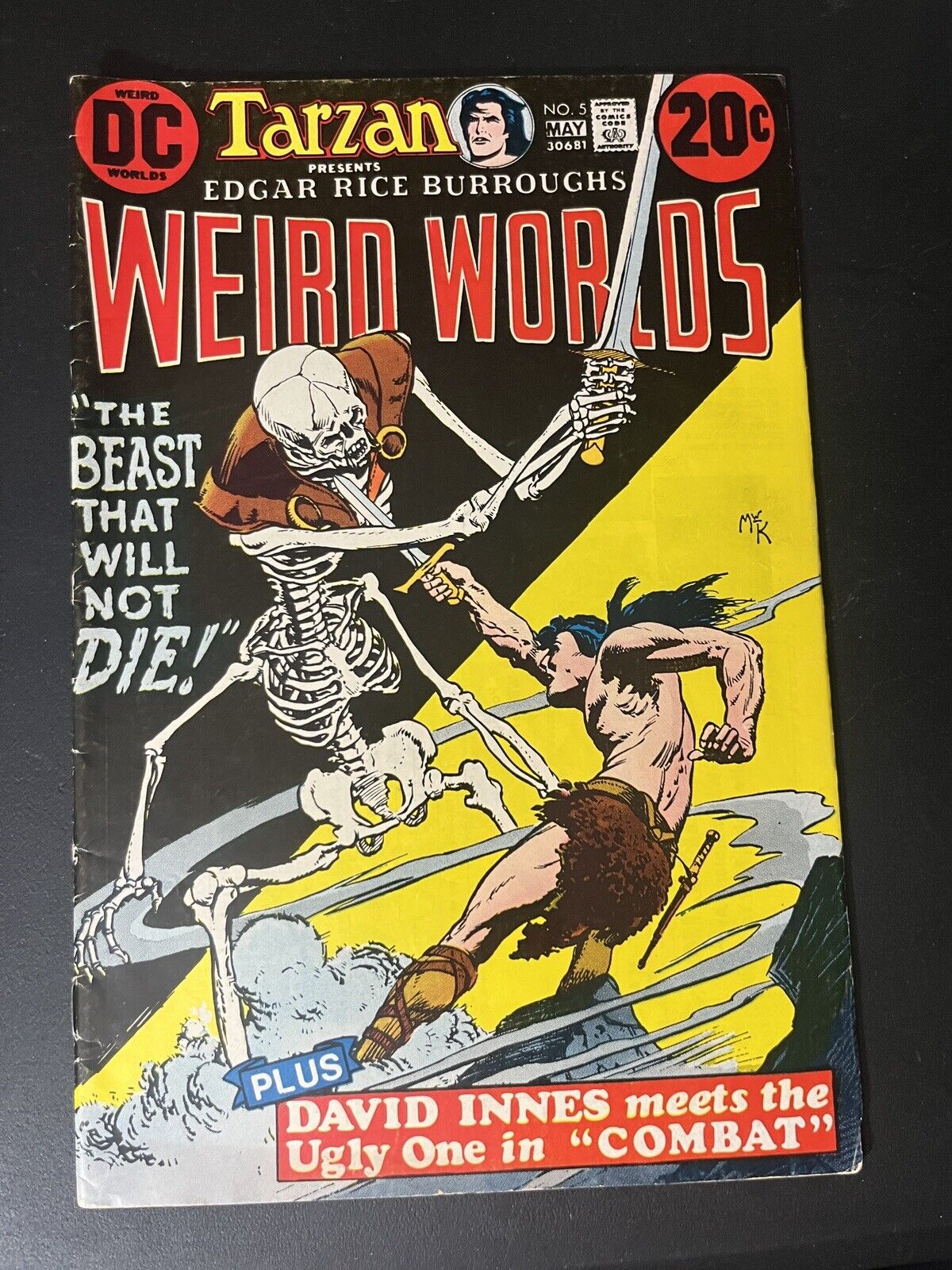 Tarzan Presents Weird Worlds #5 (DC May 1973) John Carter David Innes Pellucidar