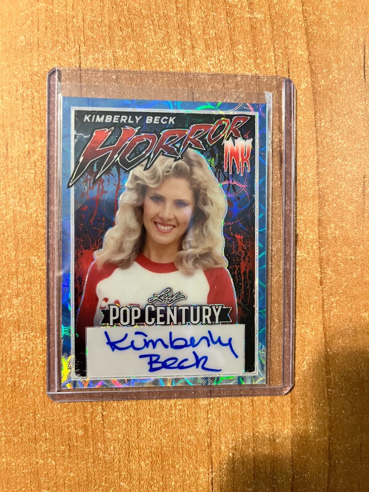 2024 Leaf Pop Century - Kimberly Beck - Horror Ink Kaleidoscope Auto #d 4/10