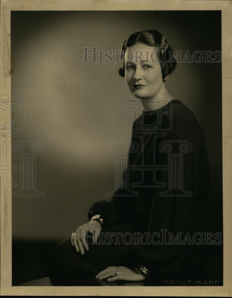 1927 Press Photo Mrs Warren C Smith of Rosedale Avenue