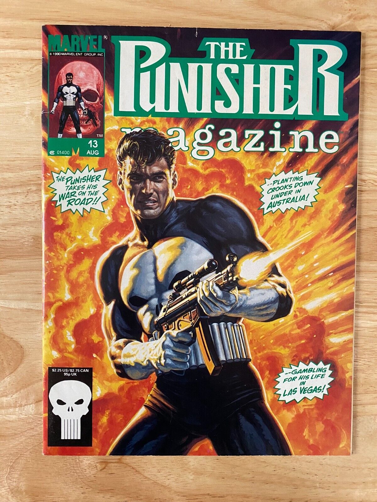 Punisher Magazine 13 Black & White Reprint of The Punisher #19-20 Mike Baron