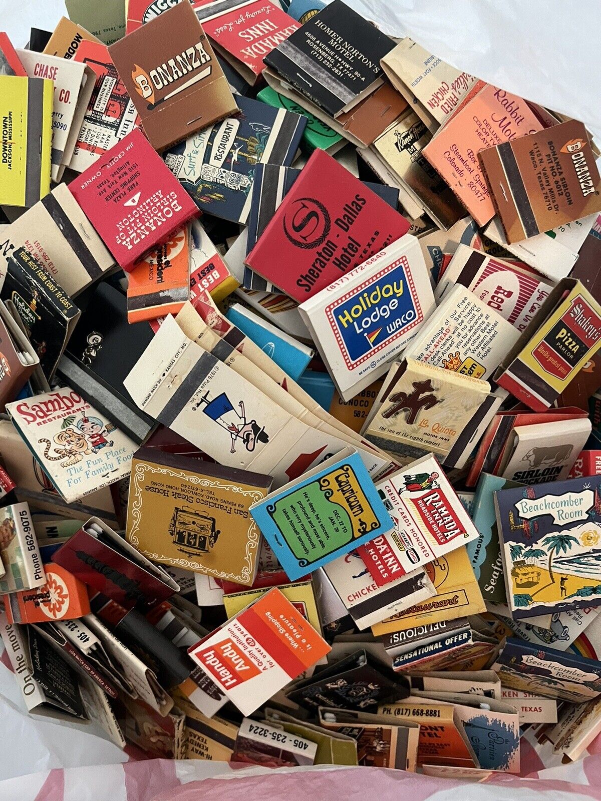 VTG Matchbooks & Boxes w/Matches Lot of 50 Random Pulled Assorted Advertising