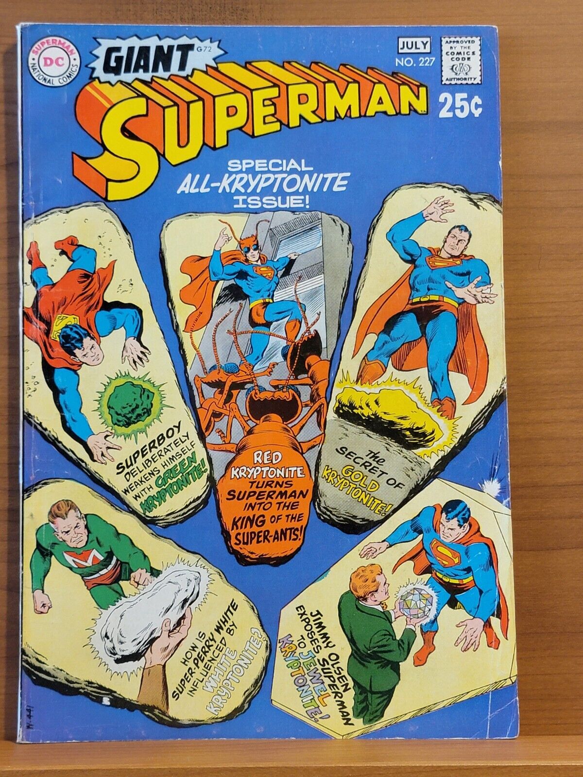 Superman #227 VG DC 1970 Giant All Kryponite Issue  I Combine Shipping