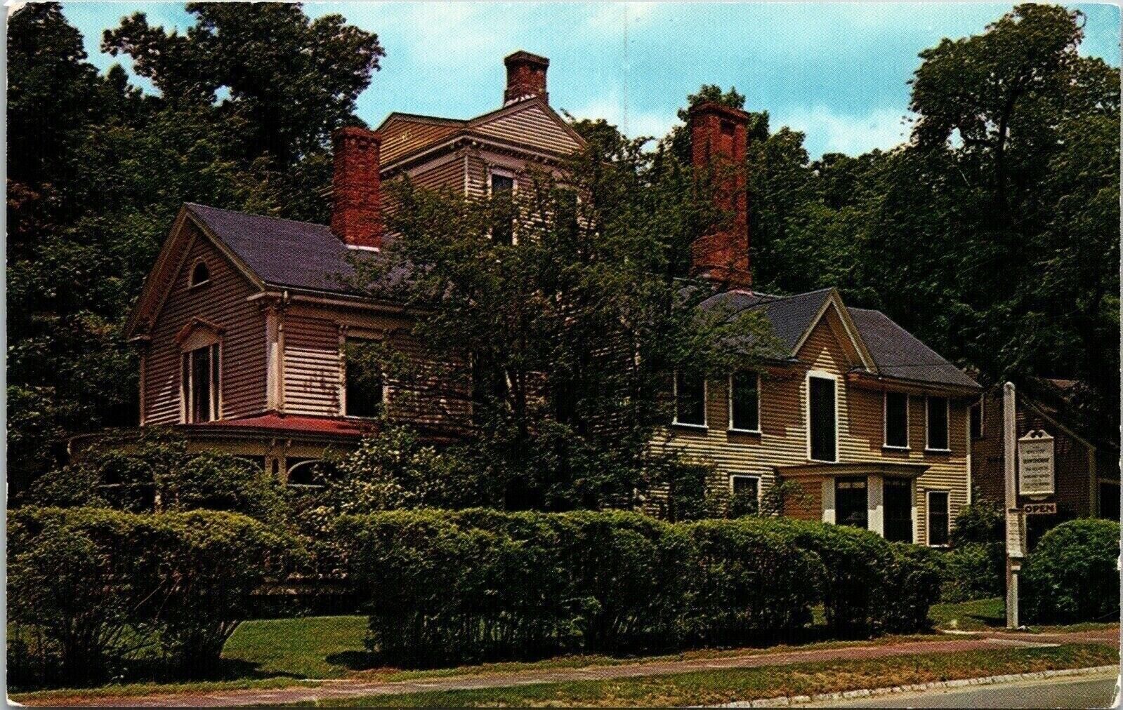 Wayside Nathaniel Hawthornes Home Concord Massachusetts MA Postcard UNP VTG