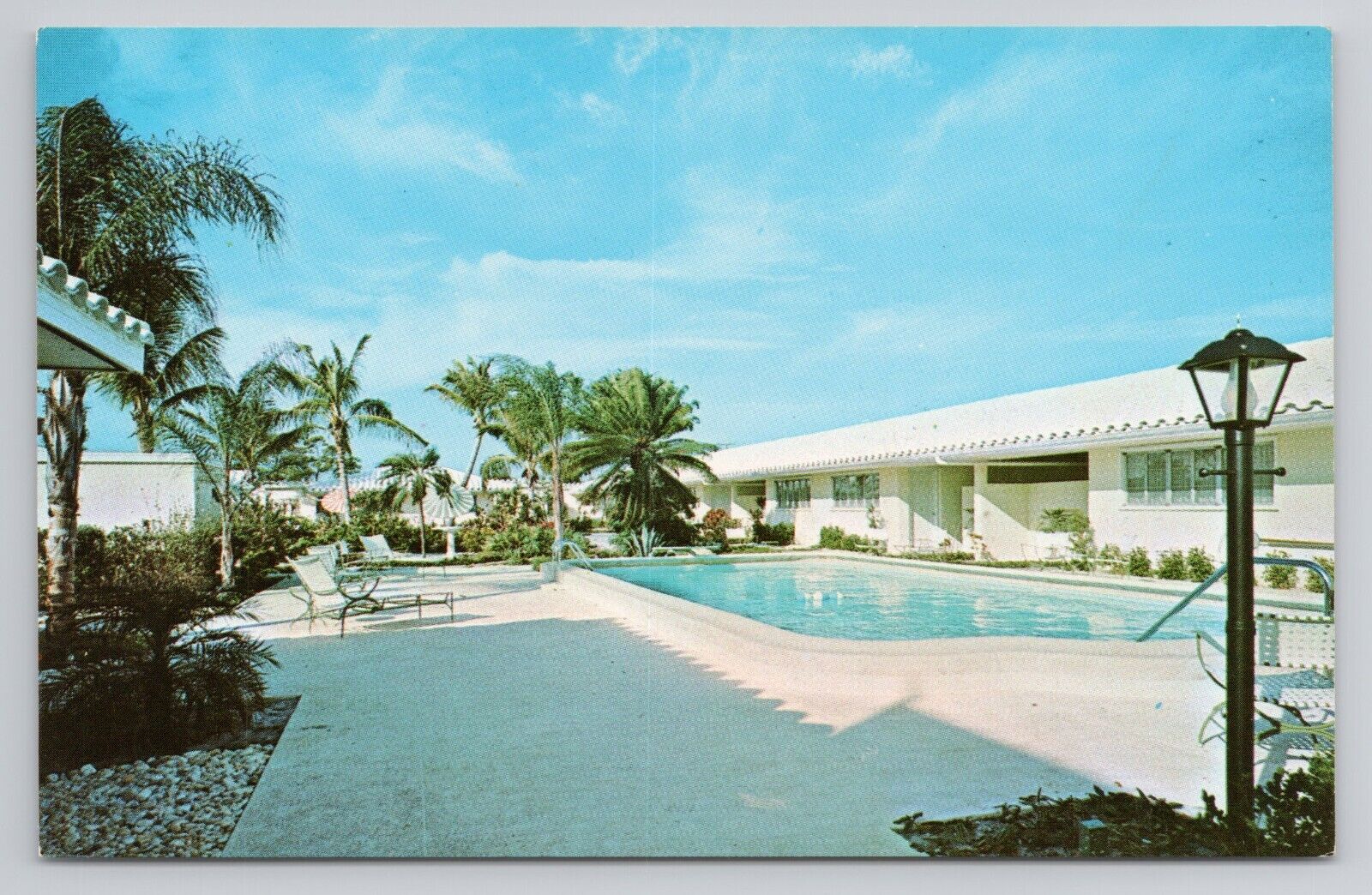 Postcard Beautiful Naples Motor Lodge Florida
