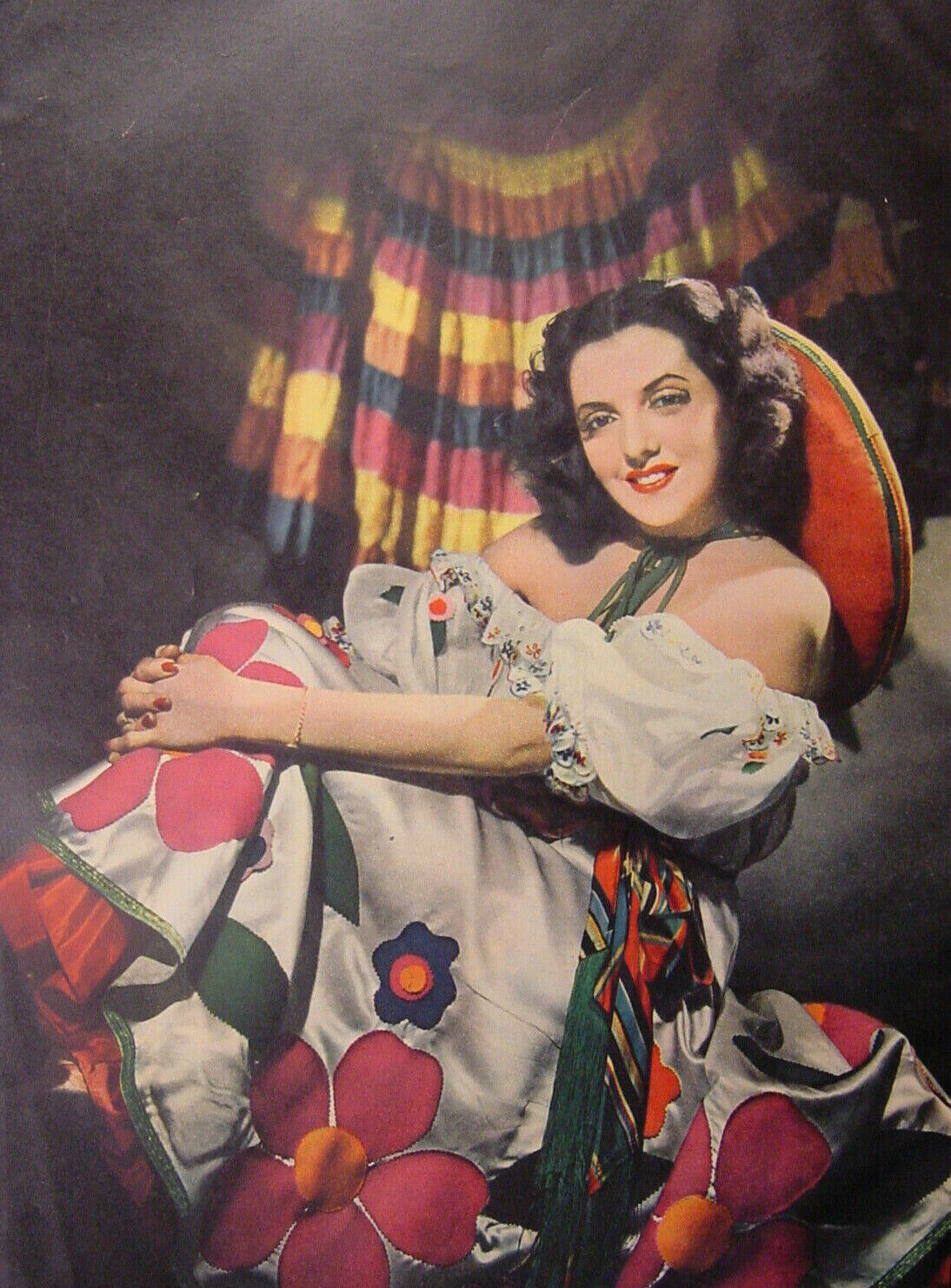 1945 Original Esquire Art WWII Era ROSITA ROMERO Glamour Photograph