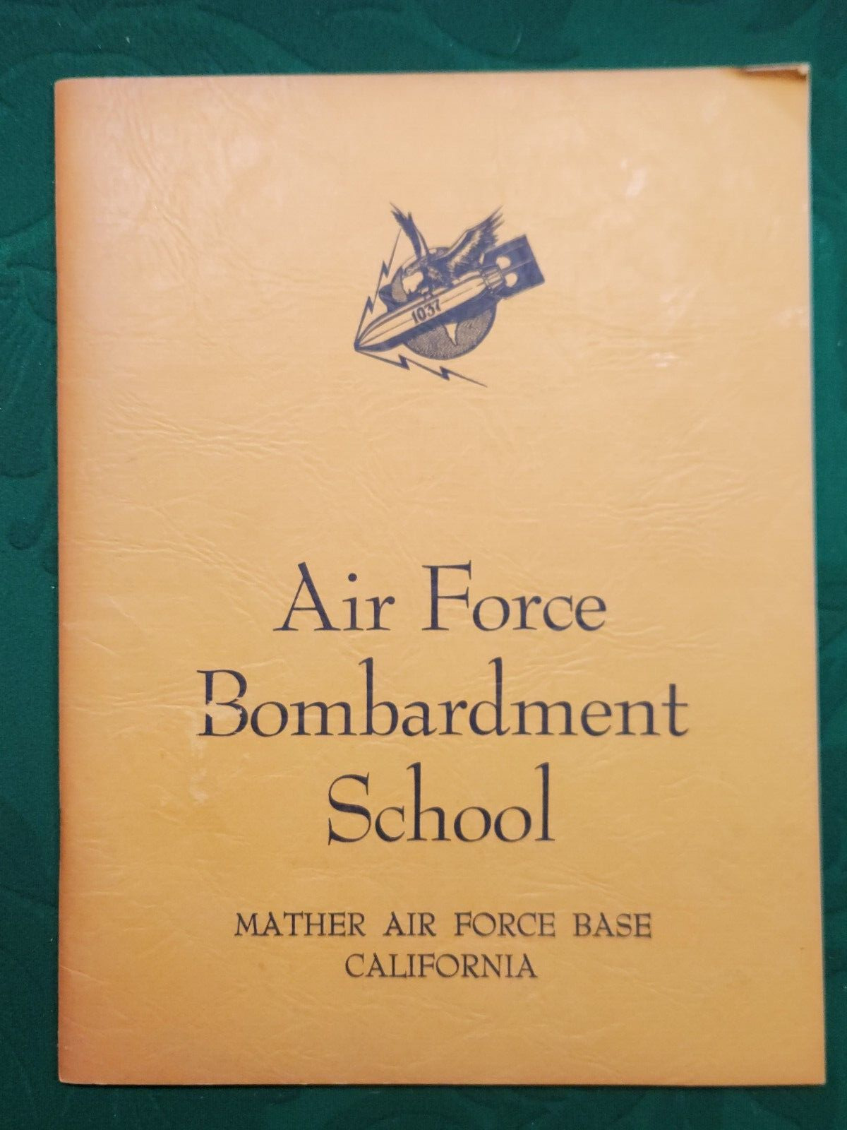 WW II U S A F Bombardment School Mather Air Force Base Sacramento CA Matchcover