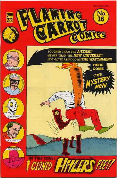 Flaming Carrot Comics #16 FN; Renegade | 1st Mystery Men - we combine shipping