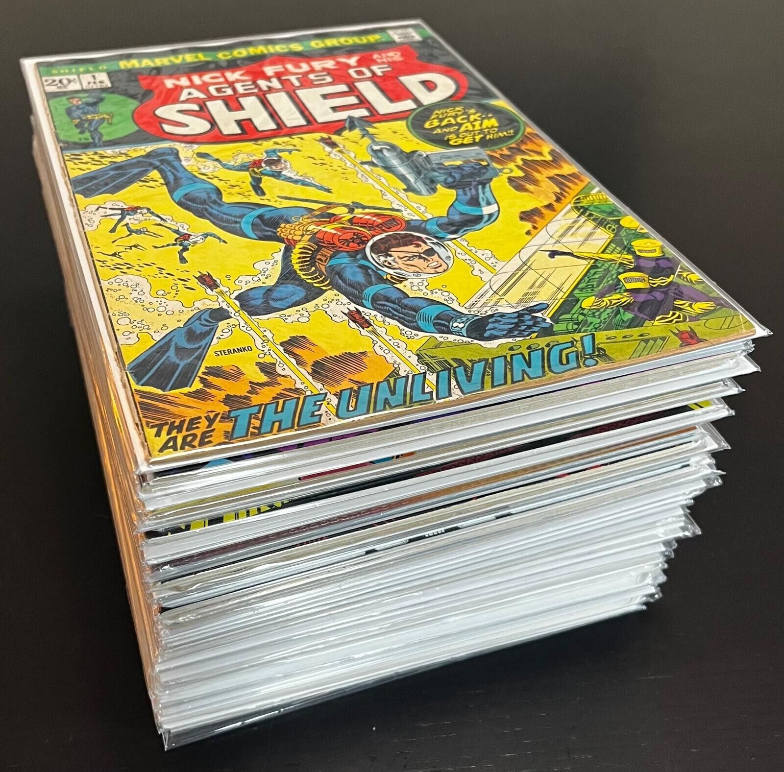 (45-Book) Marvel Comics MEGA LOT of #1 Issues - with Nick Fury, Man-Thing, Nam +