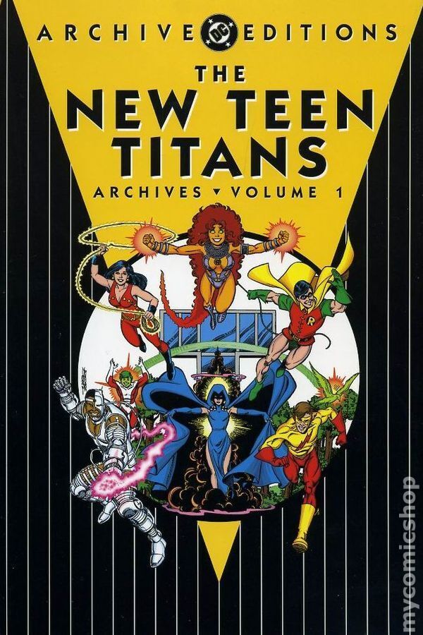 DC Archive Editions New Teen Titans HC #1-1ST VG 1999 Stock Image