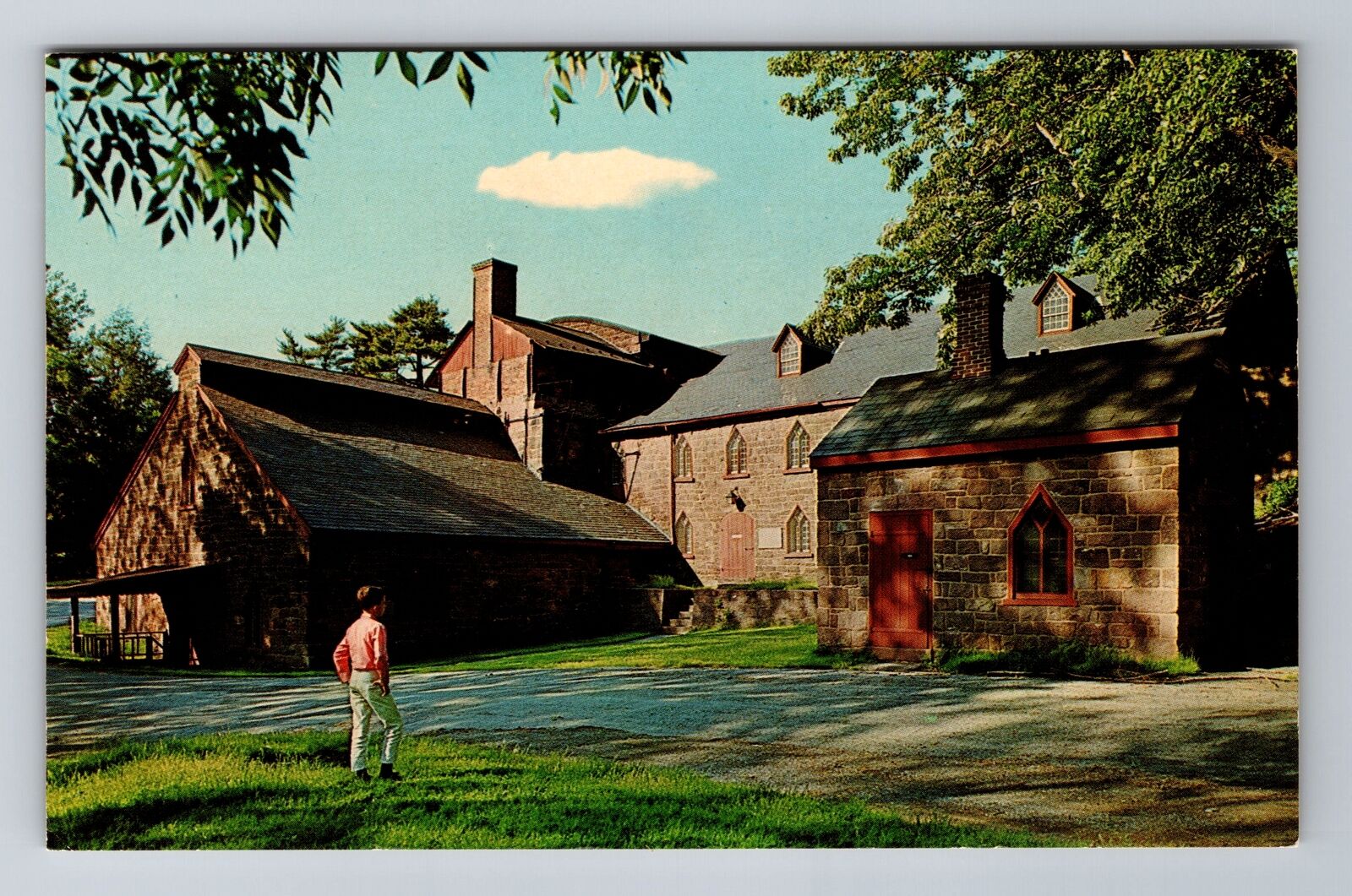 Cornwall PA-Pennsylvania, Cornwall Furnace, Antique, Vintage Souvenir Postcard