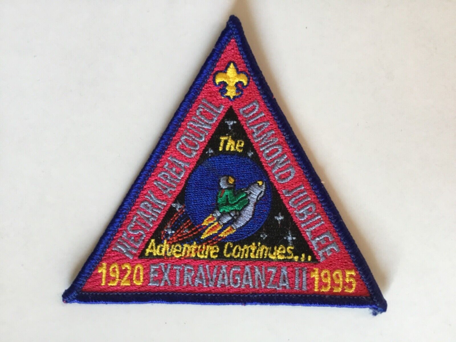 1995 Westark Area Council Diamond Jubilee Extravaganza patch