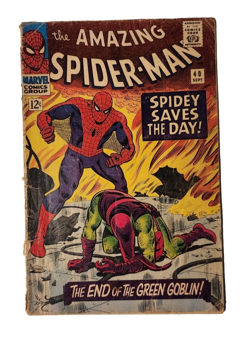 Amazing Spider-Man #40 - Marvel Comics 1966 Origin of the Green Goblin.