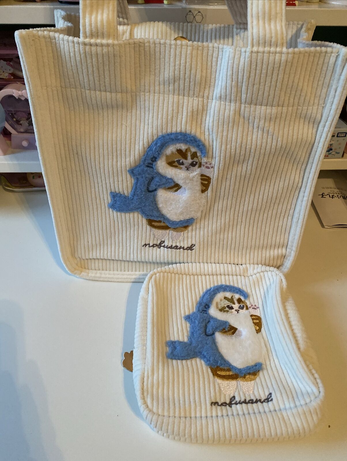 mofusand Mini Tote Bag   With Mini Cosmetic Set