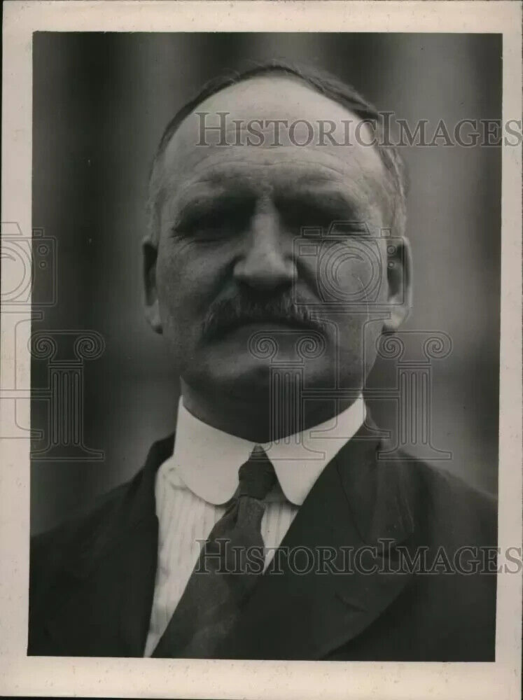 1920 Press Photo Delos F Wilcox businessman