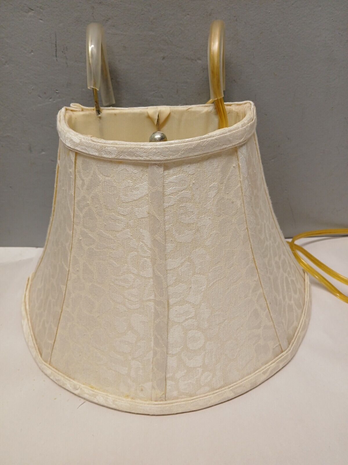 Vintage Style Headboard Lamp Over The Bed Reading Light Fabric Shade