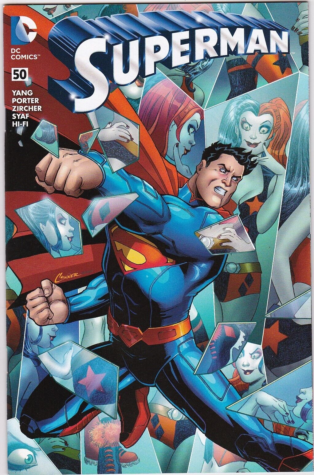 Superman (2011 3rd Series) #50 Dynamic Forces Conner Connecting Variant NM