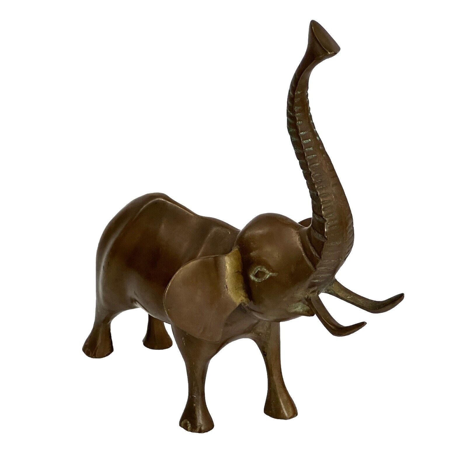 Vintage Brass Good Luck Elephant