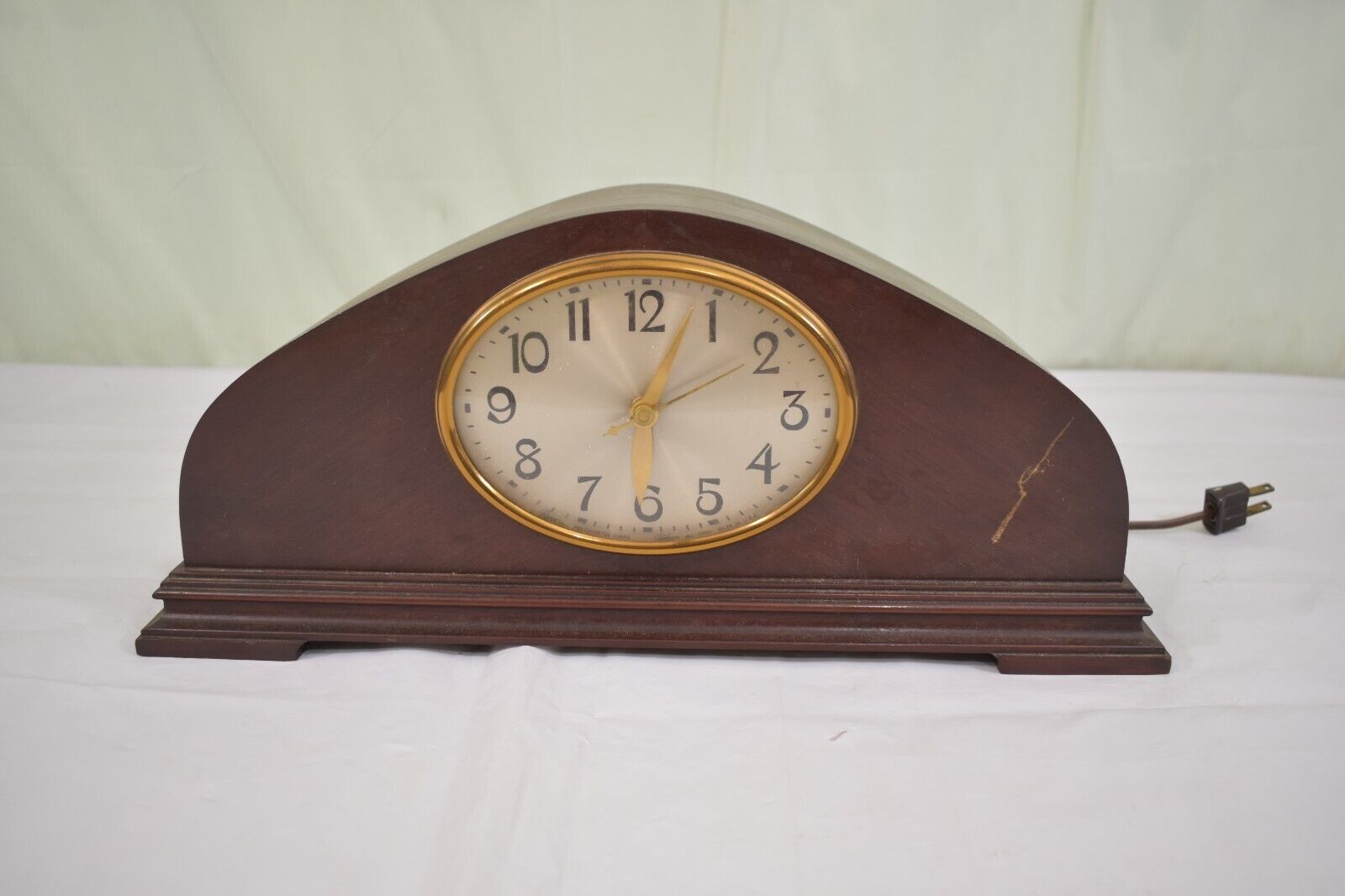 Vintage Revere Westminster Chime Electric Clock Model R-951 15.5” Works