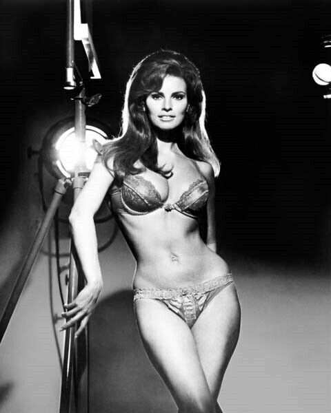 Raquel Welch sizzles in this iconic 1960's pinup in bra & panties 24x36 poster