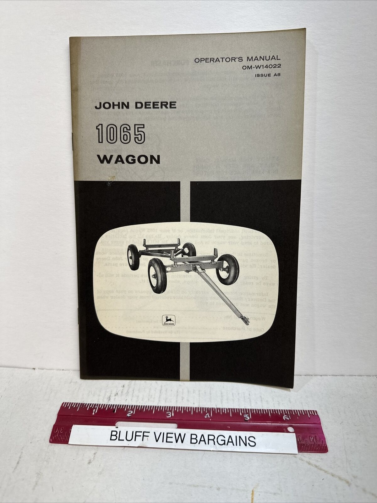 1950's John Deere Operator's Manual OM-W14022 Issue A8 Wagon 1065
