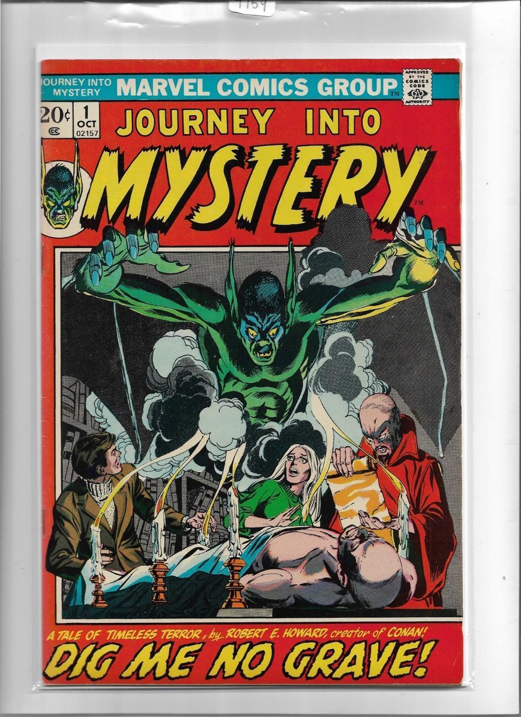 JOURNEY INTO MYSTERY #1 1972 VERY FINE+ 8.5 4759 cover tanning