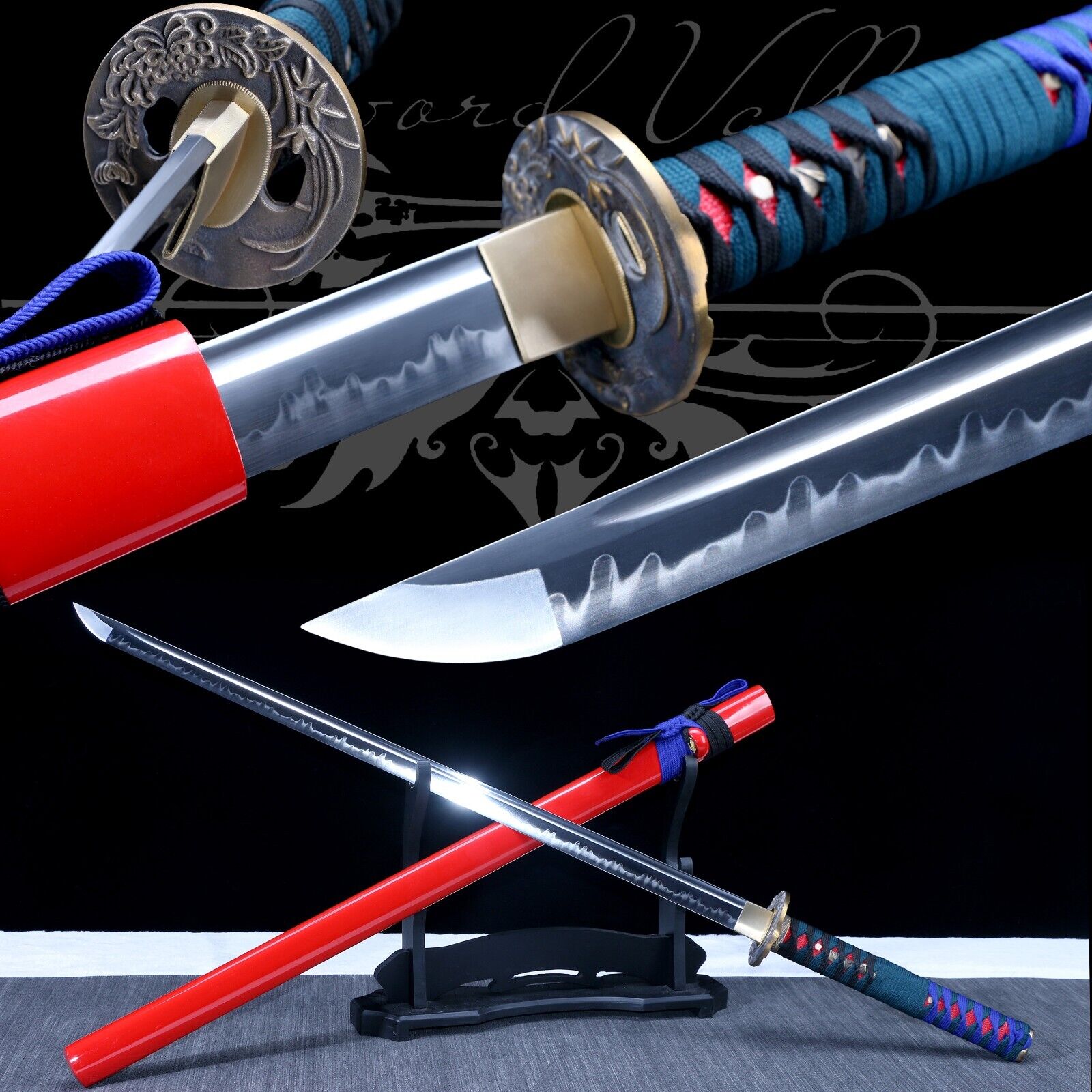 103cm Handmade Katana/Fighting Master/Samurai Sword/Full Tang/High-Quality Blade