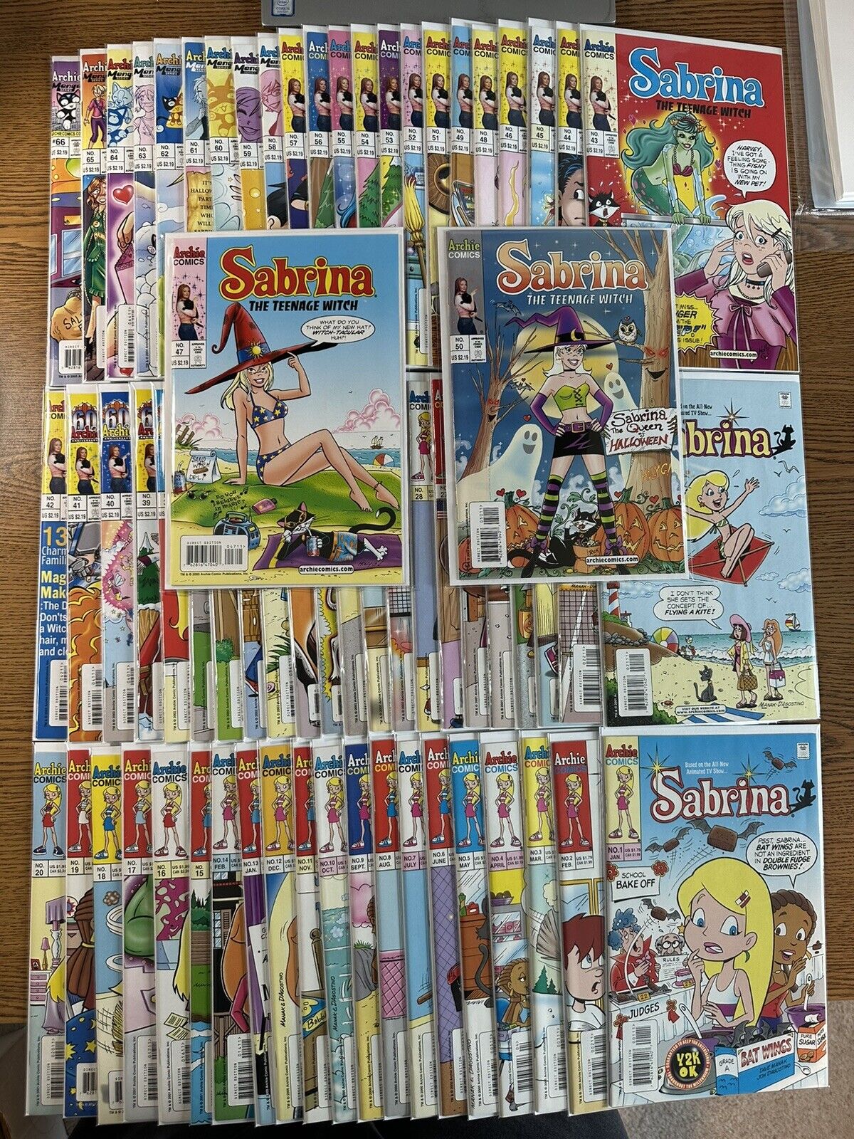 Sabrina the Teenage Witch #1-66 COMPLETE Lot Run 1999 Archie Comics #47 #50 Vol3
