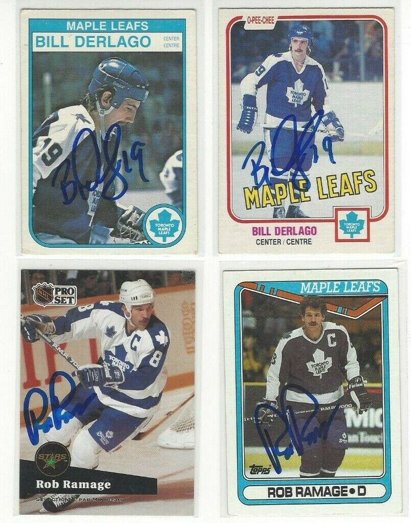  1982-83 O-Pee-Chee #319 Bill Derlago Hockey Card Toronto Maple Leafs